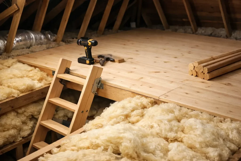 Can You Board an Attic Over Insulation?