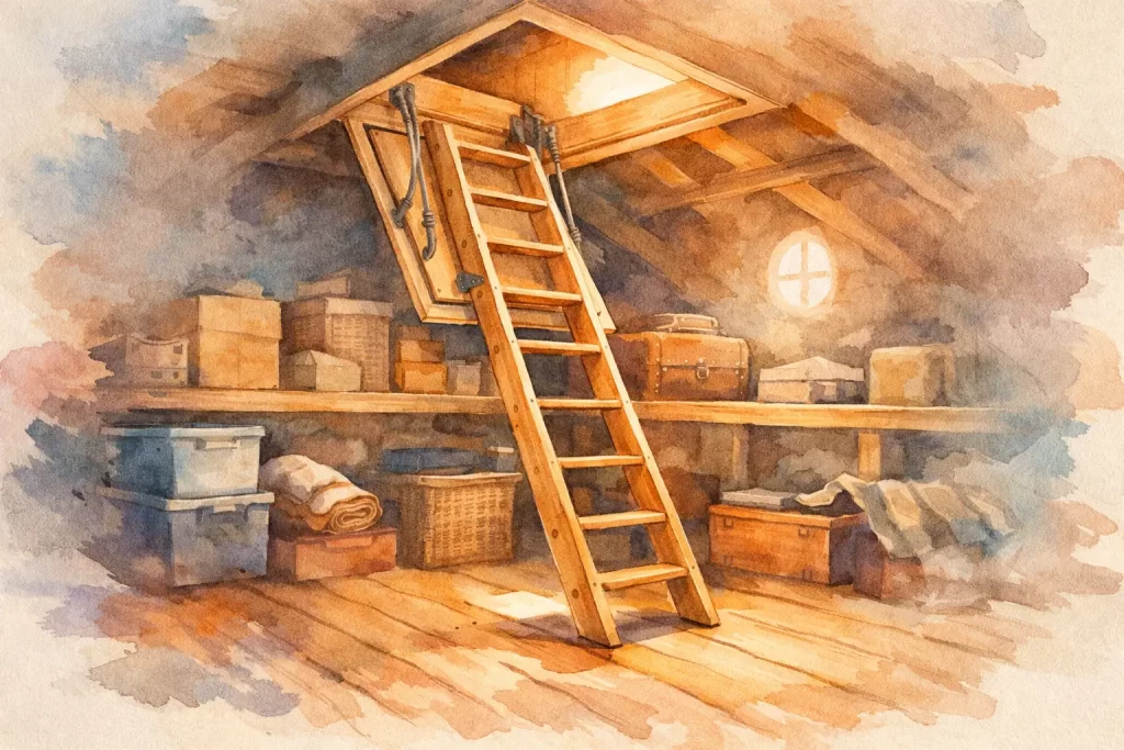 How to Choose Attic Ladder for Safe Storage