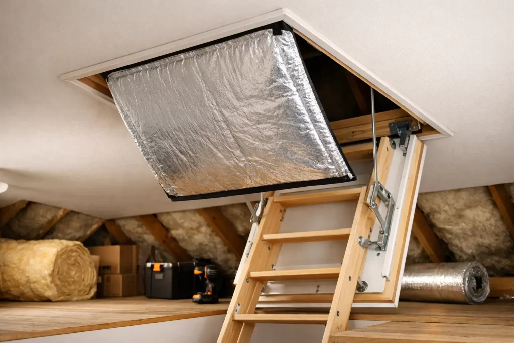 Insulated Attic Door Installation Done Right