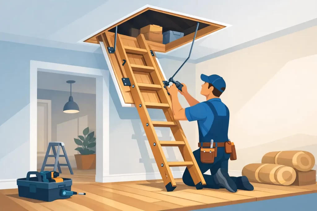 Top Rated Attic Ladder Installation Near Me